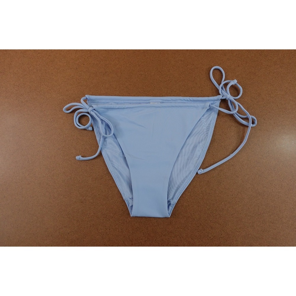Weekday Womens Size Small Light Blue Breeze Mini Tie Bikini Swim Bottom NWT